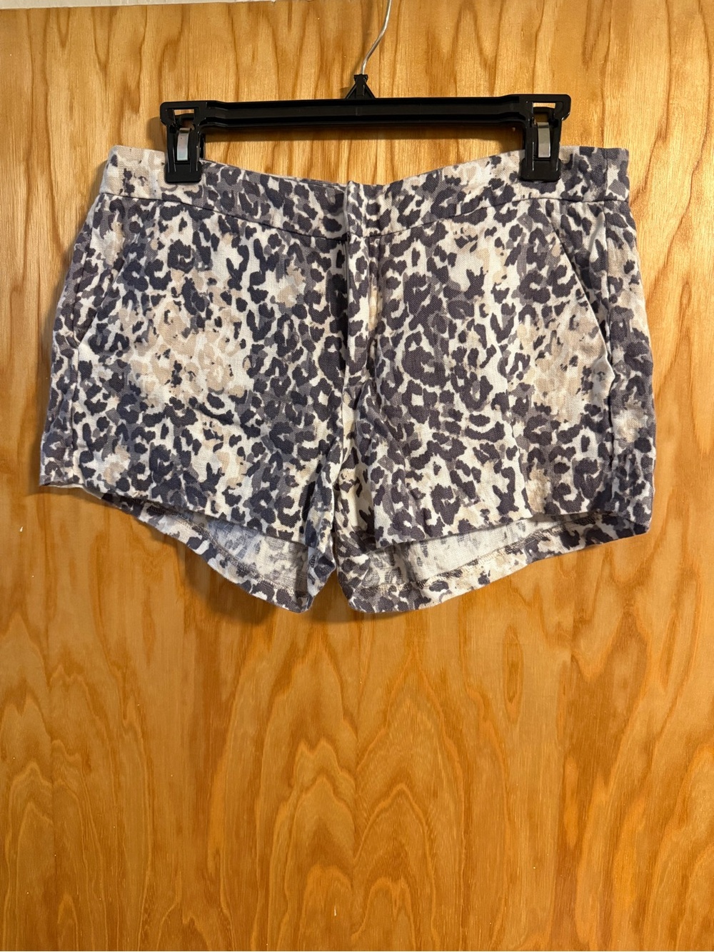 Joie Linen Women's Leopard Print Shorts 6